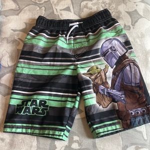 Boys Star Wars Swim Trunks. Perfect Condition